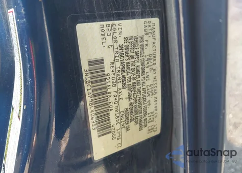 2011 Nissan Versa 1.8S из США, поврежденный, VIN 3N1BC1AP9BL406353